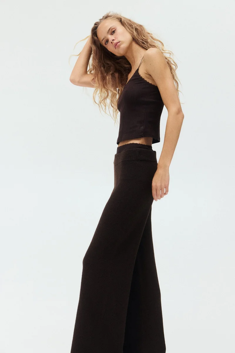 H&M Fine-knit trousers