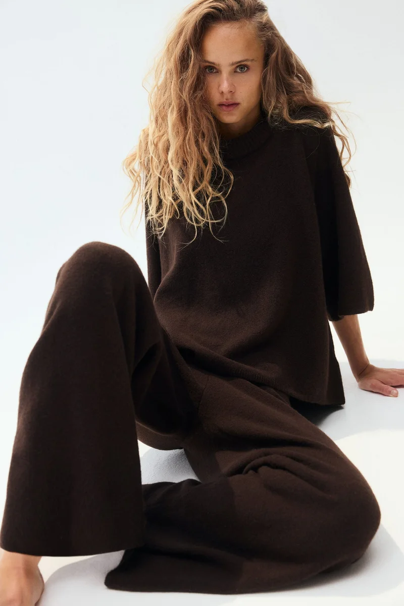 H&M Fine-knit trousers