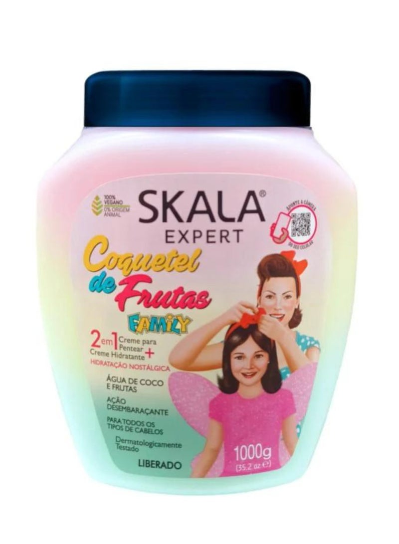 SKALA Creme De Tratamento Coquetel De Frutas Family 1000 g - Image 1