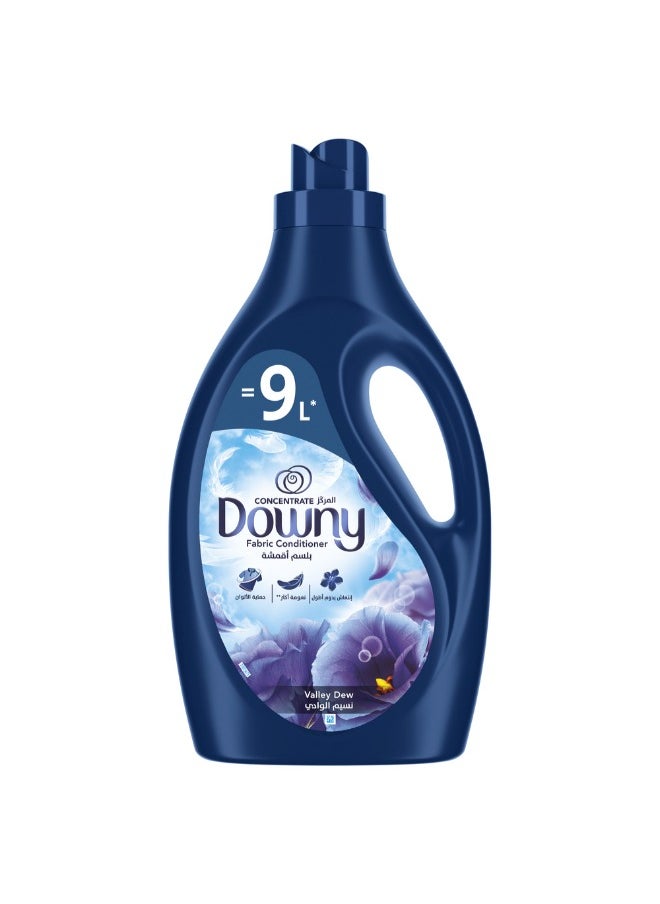 Downy - Fabric Conditioner, Concentrate, Valley Dew  Variant, Color Protection, More Softness, Longer Lasting Freshness 3L = 9L - Image 1