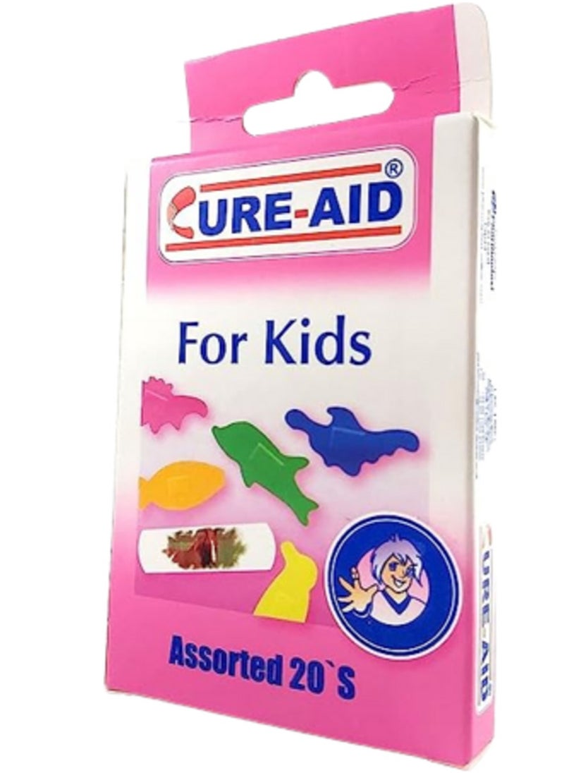 Cure aid First Aid Plasters For Kids Zoo Animals Shapes 20 pcs  - Image 2