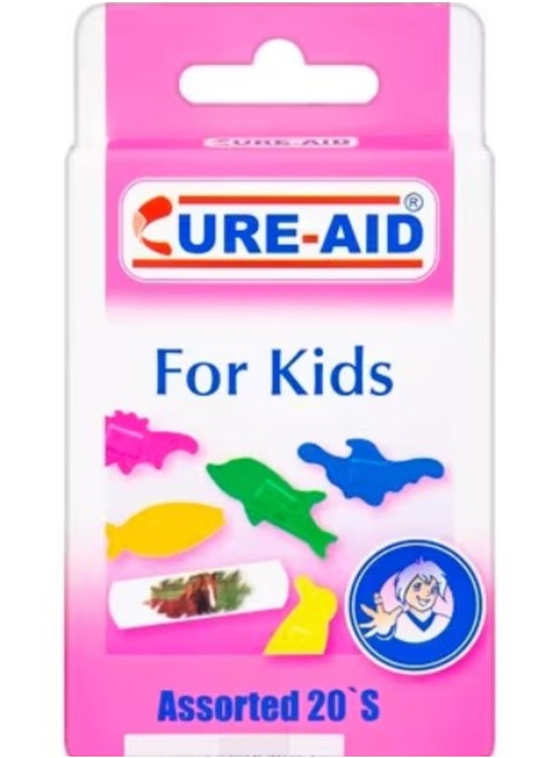 Cure aid First Aid Plasters For Kids Zoo Animals Shapes 20 pcs  - Image 3