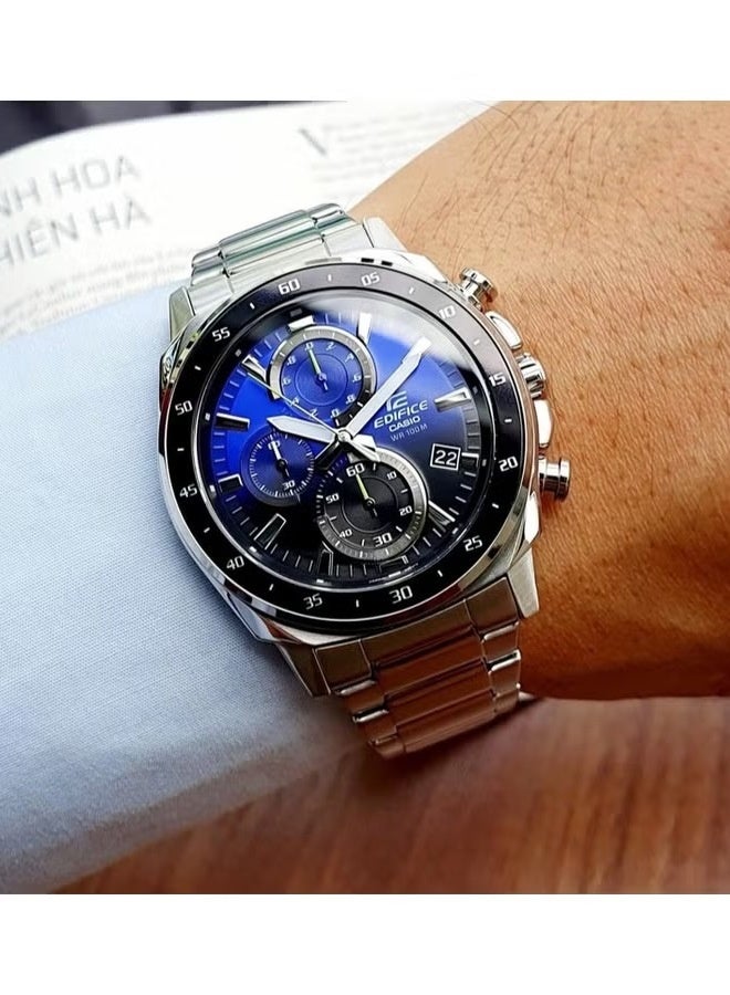 CASIO ساعة كاسيو إيديفيس EFV-600D-2AVUDF للرجال التناظرية - Image 3