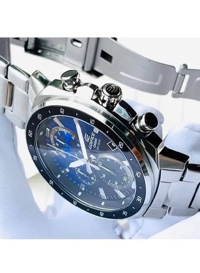 CASIO ساعة كاسيو إيديفيس EFV-600D-2AVUDF للرجال التناظرية - Image 4