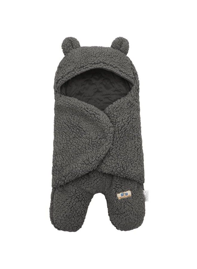 BlueSnail Newborn Receiving Blanket Baby Sleeping Wrap Swaddle (Gray) - Image 2