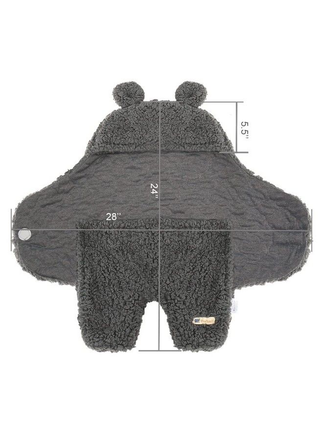 BlueSnail Newborn Receiving Blanket Baby Sleeping Wrap Swaddle (Gray) - Image 4