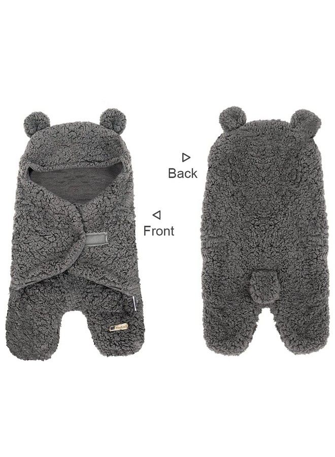 BlueSnail Newborn Receiving Blanket Baby Sleeping Wrap Swaddle (Gray) - Image 5