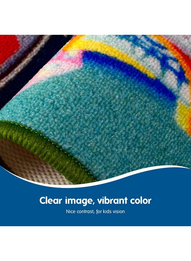 Booooom Jackson Kids Car Mat - 59X79 Inch Rug for Play Area, Non-Slip Backing - Image 4