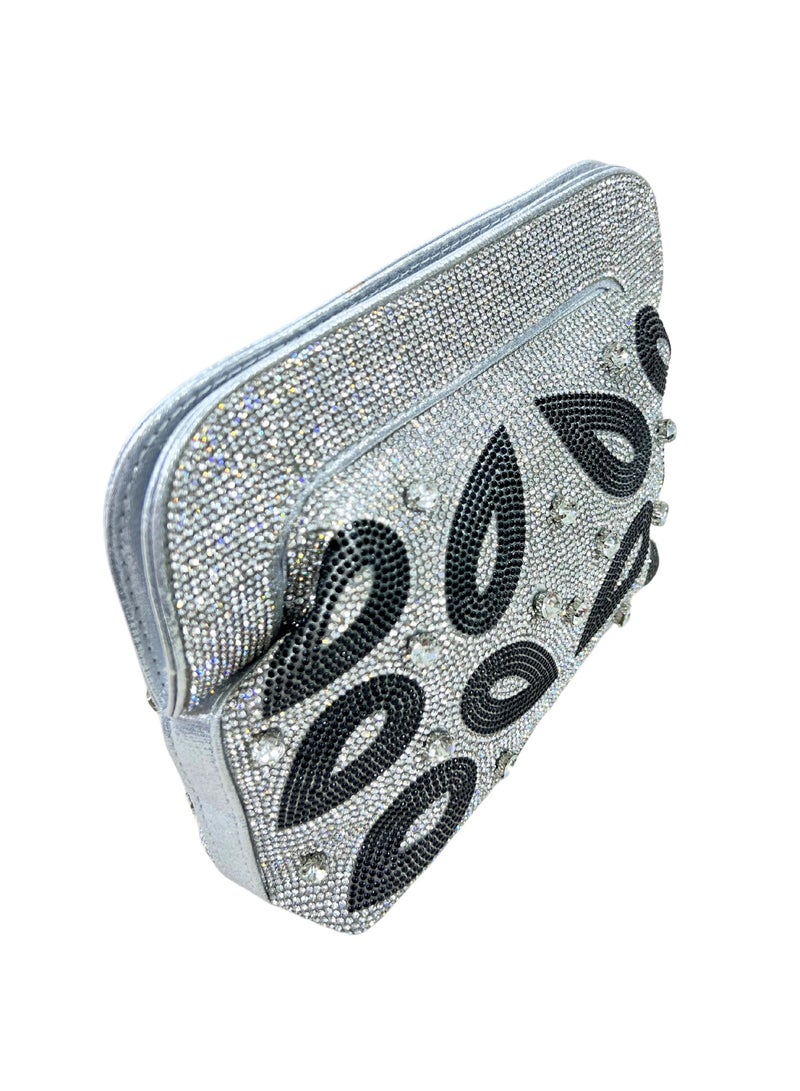 Harsha's Glam Clutches Beaded Rhinestone Clutch - Image 2