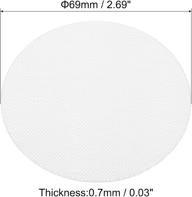 PATIKIL 69mm/2.69" Aluminum Foil Cap Liner, 100pcs Heavy Duty Self Protection Induction Heat Sealer Sealant Liners for Glass Bottle Lid Pot - Image 2