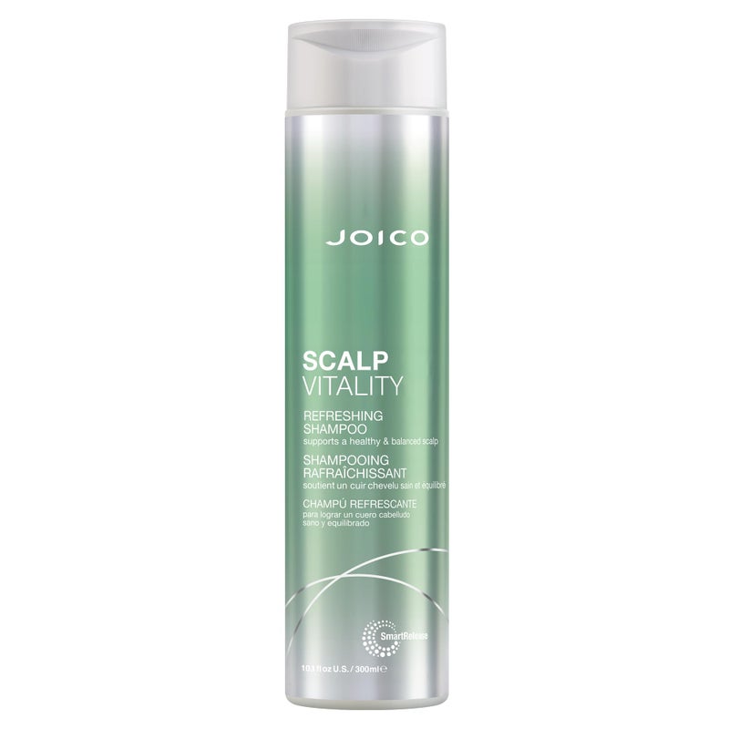 Joico Scalp Vitality Refreshing Shampoo | Supports A Healthy & Balanced Scalp | For Dry, Oily and Itchy Scalp | Leaves Scalp Replenished & Calm | Removes Flakes & Reduces Irritation | 10.1 Fl Oz - Image 1