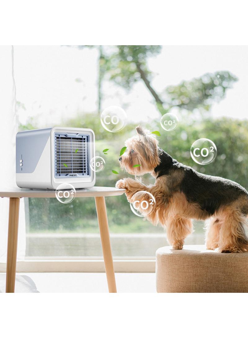 Bluejw The Latest Personal Air Cooling Fan, Portable Air Conditioner, Humidifier, Purifier 3 In 1 Quick Evaporation, Mini Ac USB Cooling Desktop Fan, Suitable For Bedroom, Travel, Office ﻿ - Image 2