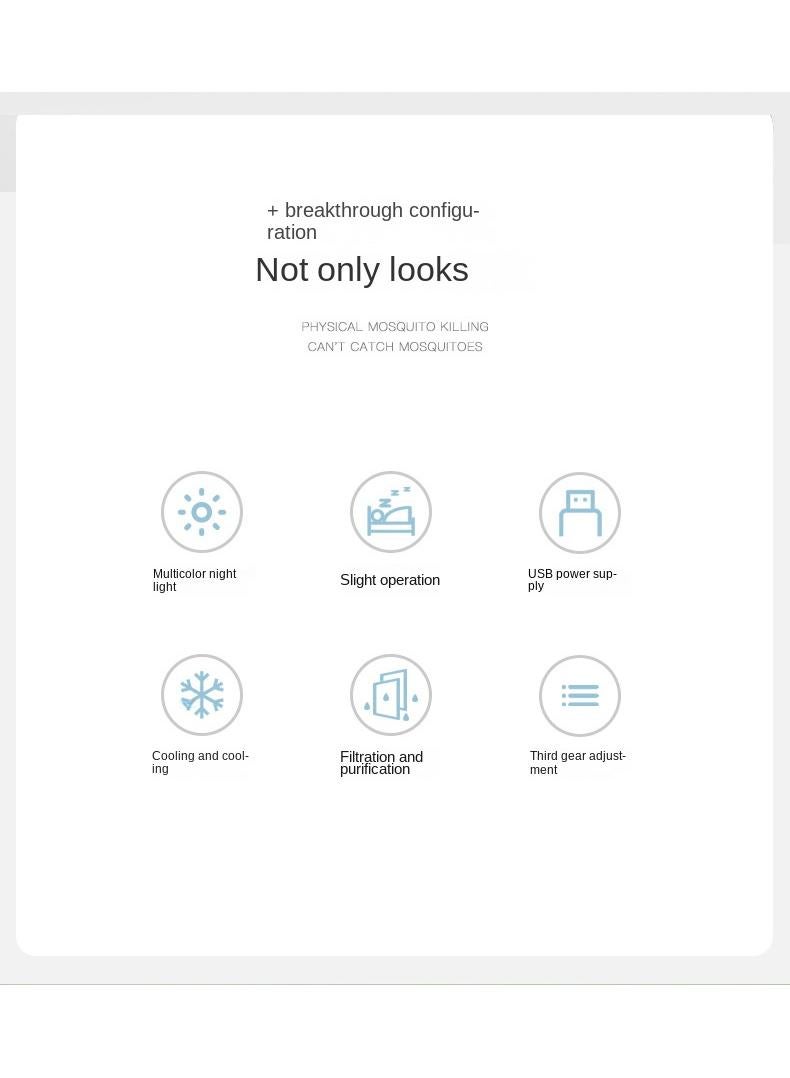 Bluejw The Latest Personal Air Cooling Fan, Portable Air Conditioner, Humidifier, Purifier 3 In 1 Quick Evaporation, Mini Ac USB Cooling Desktop Fan, Suitable For Bedroom, Travel, Office ﻿ - Image 3