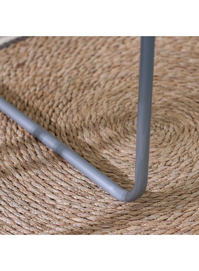 DANUBE HOME Luxury Folding Picnic Table – Marble-Look Top Muted Desert Waves, Portable Outdoor & Garden Dining Table, Easy Fold Storage, Ideal For Bbq, Balcony, Home & Camping 80×60×70 Cm - Image 4