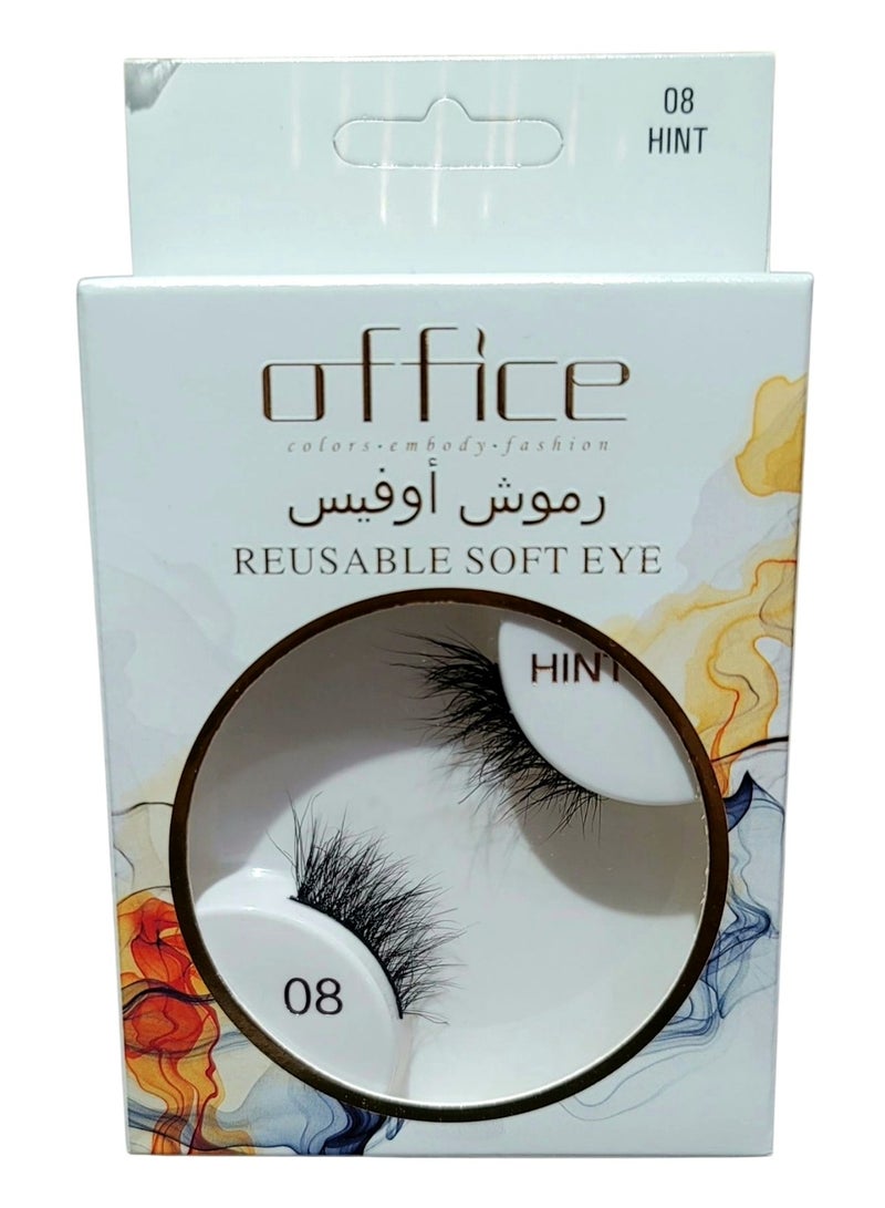 أوفيس – رموش شعر طبيعي 08 - HINT لإطلالة  ساحرة