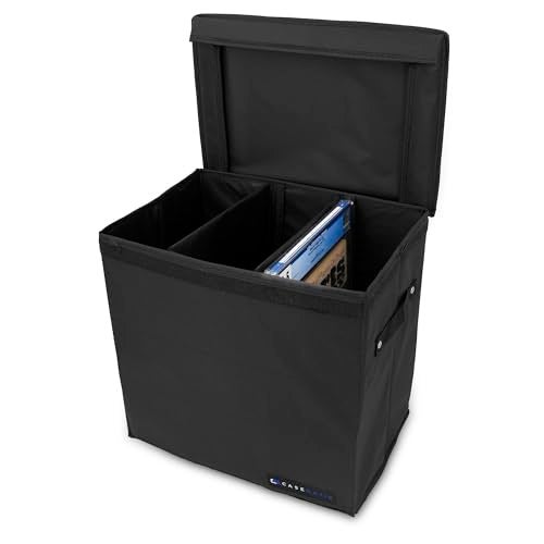 CASEMATIX Graded Magazine Storage Case Fits 25 CGC Graded Magazines, Lightweight Magazine Bin with Two Removable Dividers Designed For Larger Graded Book Slabs up to 14.5" Tall By 10.25" Wide - Image 5