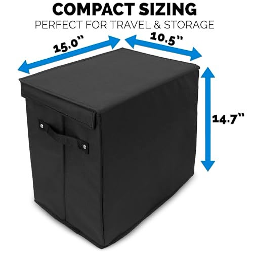 CASEMATIX Graded Magazine Storage Case Fits 25 CGC Graded Magazines, Lightweight Magazine Bin with Two Removable Dividers Designed For Larger Graded Book Slabs up to 14.5" Tall By 10.25" Wide - Image 4