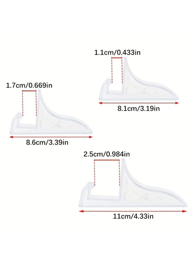 Acrylic Easel Display Stands 1 1cm Sturdy Base For Coins Photos Medals Home Office Decor - Image 4