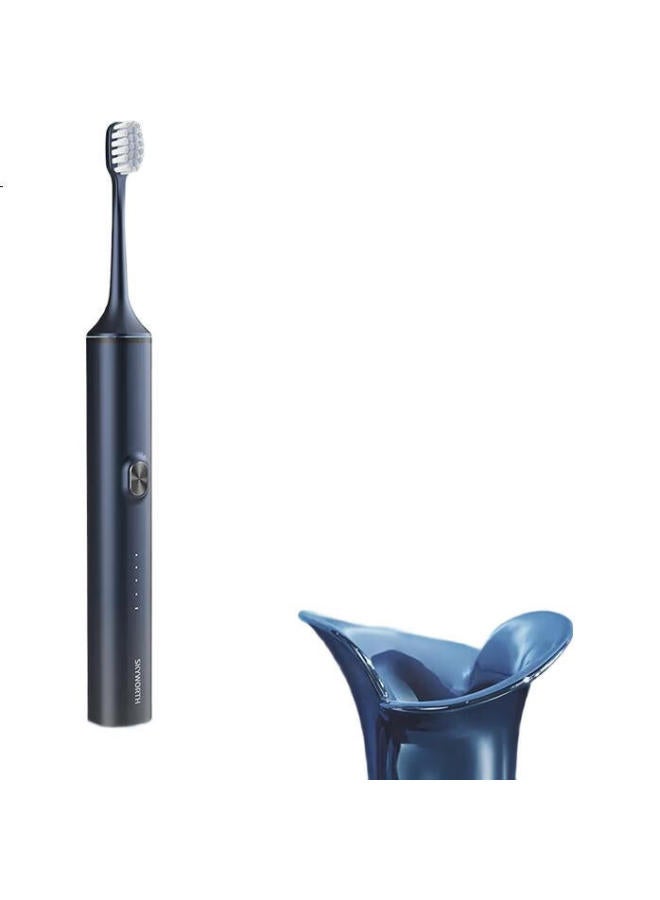 Skyworth Sonic Electric Toothbrush For Adults, Rechargeable Smart Couple Automatic Toothbrush For Men, Women, Students, Qixi Gift Box Set, Long Battery Life, Single Pack P16 Blue Model - Image 1