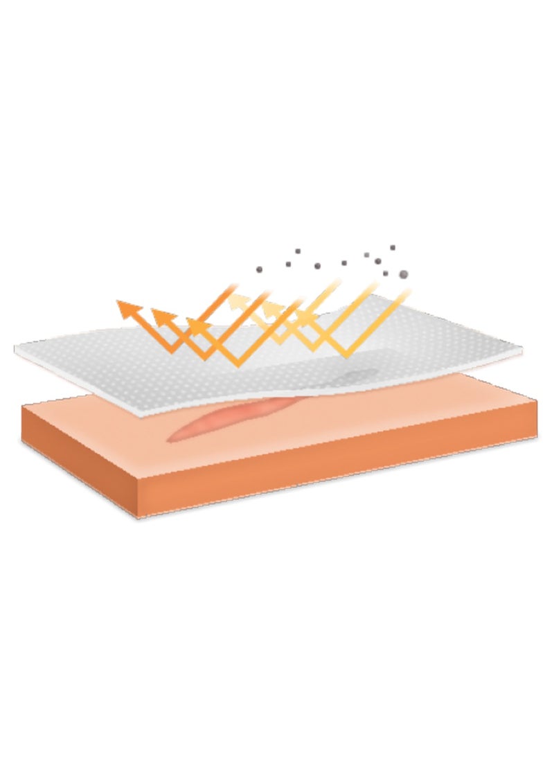 Rystora Silicone Scar Sheet REDUCE THE SIZE AND COLORATION OF HYPERTROPHIC AND KELOIDAL SCARS  - Image 5