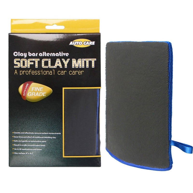 AUTO CARE Clay Mitt, AutoCare Fine Grade Clay Bar Mitt Surface Prep Mitt Finish for Car Detailing Alternative Novel Detailing Tool & Kit - Image 2