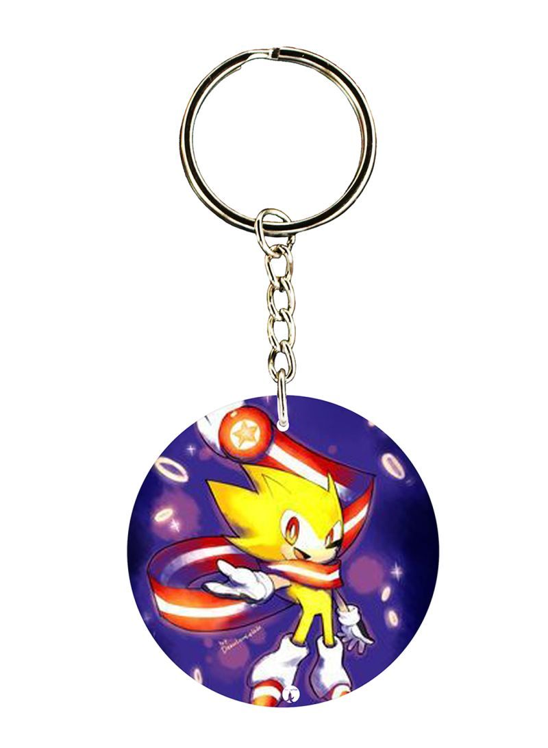 RKN Sonic Printed Keychain