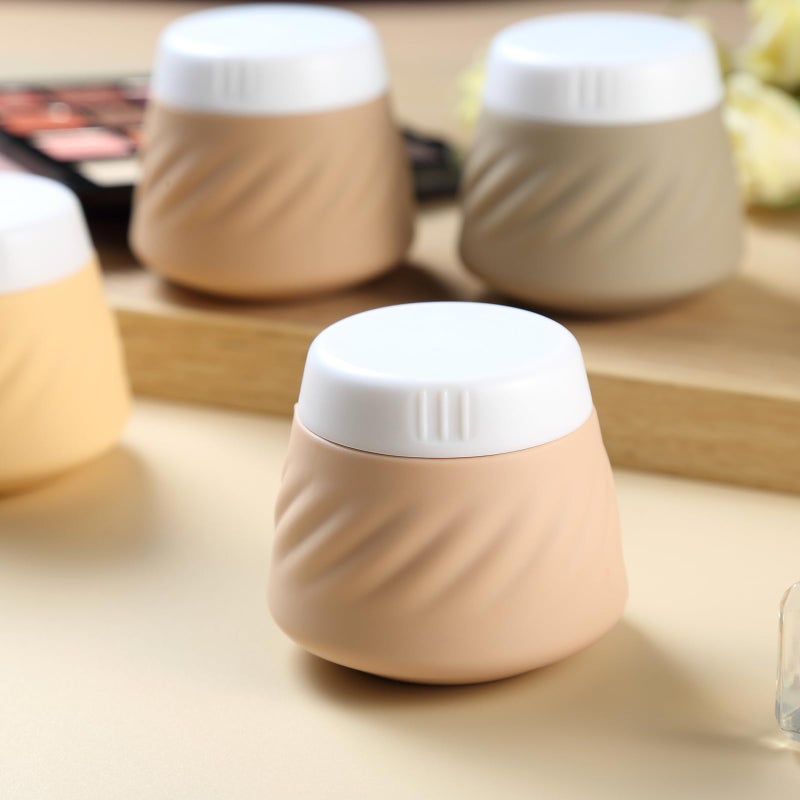 Gemice Travel Containers for Toiletries, Silicone Cream Jars TSA Approved Travel Size Containers with Clear Bag, Leak-proof Travel Accessories with Lid for Cosmetic Face Body Hand Cream - Image 5