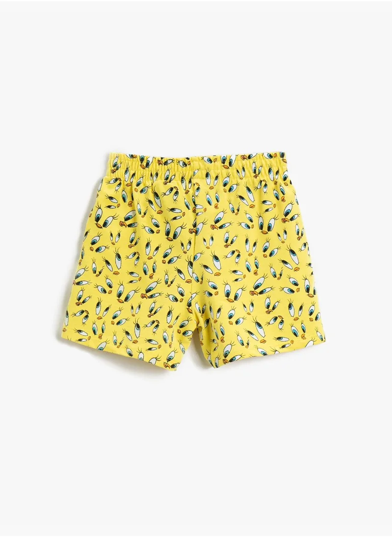 كوتون Tweety Shorts Licensed Cotton