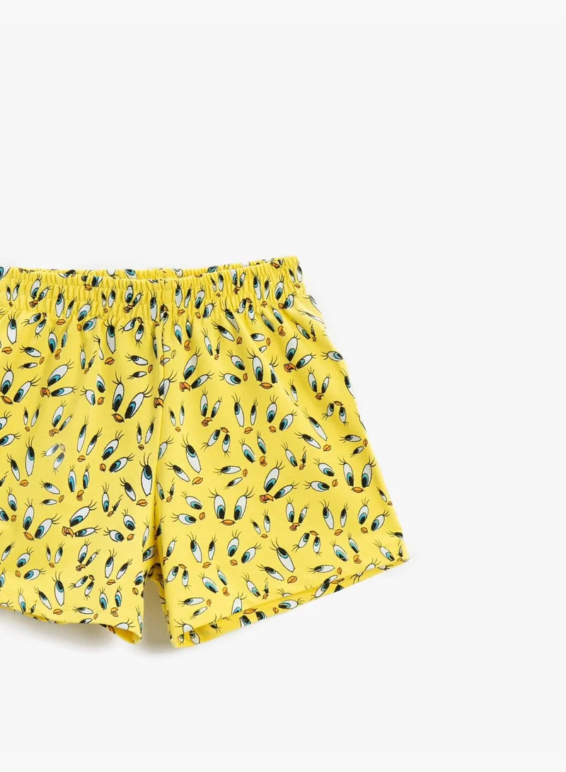 كوتون Tweety Shorts Licensed Cotton
