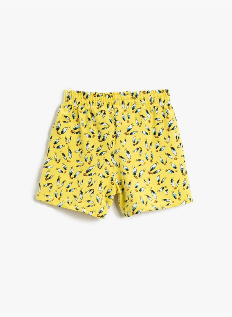 كوتون Tweety Shorts Licensed Cotton