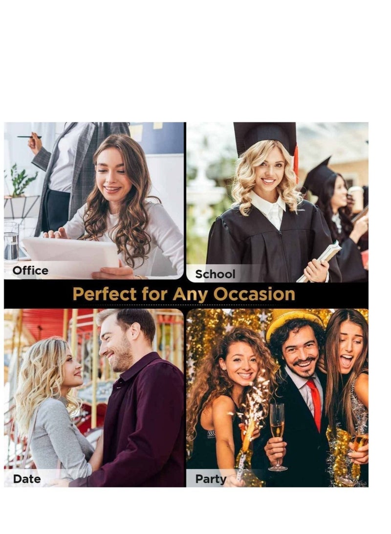 ELTRAZONE 3 Barrel Curling Iron Wand Hair curler hair wave hair iron Ceramic Tourmaline Triple Barrels, Dual Voltage Crimp - Image 5