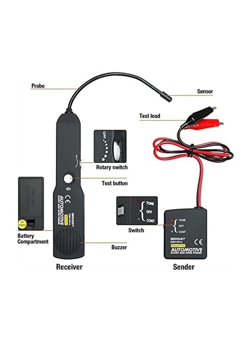 Y&D Automotive Electric Circuit Tester Open Short Finder Car Wire Tracker Auto Diagnostics Test Tool - Image 2