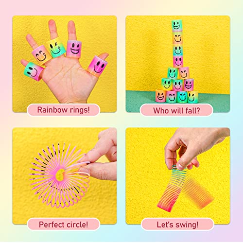 AZEN 200 Pcs Mini Spring Party Favors for Kids 35 48 Goodie Bags Stuffers for Birthday Party Classroom Prizes Kids Prizes Small Bulk Toys Gifts Valentines Gifts Easter Basket Stuffers - Image 5