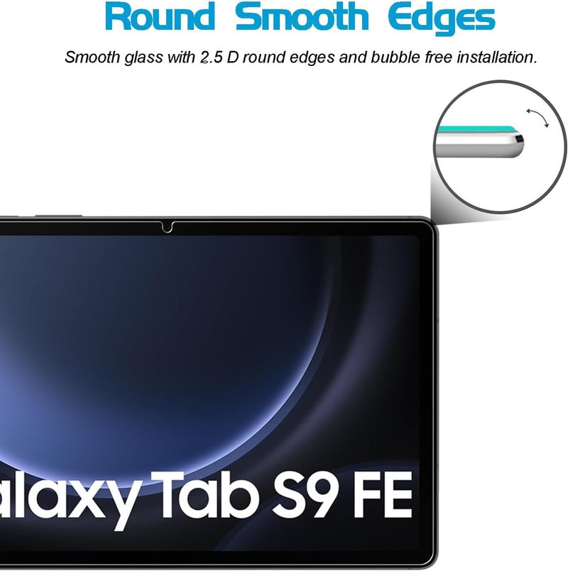Vertus ® Premium Tempered Glass Screen Protector for Samsung Galaxy Tab S10 FE / S9 FE 27.69 cm (10.9 inch) with Anti-Scratch & Smudge Proof Coating - Image 3