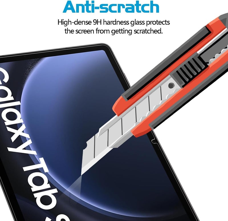 Vertus ® Premium Tempered Glass Screen Protector for Samsung Galaxy Tab S10 FE / S9 FE 27.69 cm (10.9 inch) with Anti-Scratch & Smudge Proof Coating - Image 5