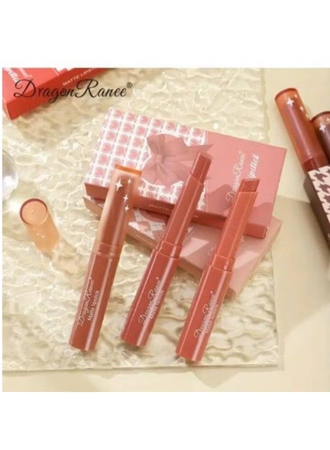 Dragon Ranee Lip Streak Matte Soft Lipstick, 3 Assorted Colors, Moisturizing and Velvety Finish, Good Stay-On for Everyday Use, Suitable for All Looks - Image 2