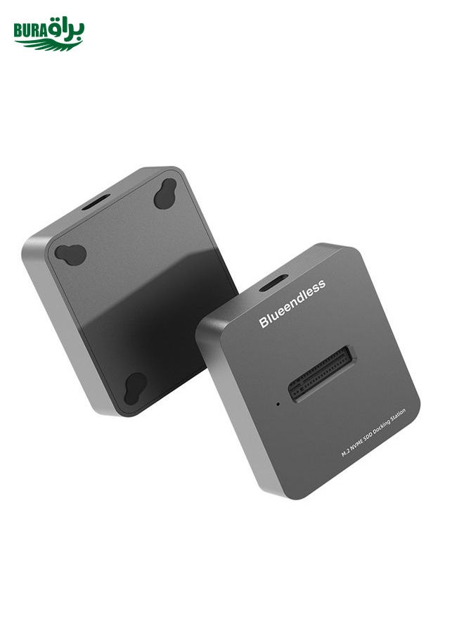 BURAQ Blueendless M.2 NGFF / NVME Solid State Drive Bottom USB3.1 Notebook External SSD Mobile Hard Disk Socket, Style: SD02 (M.2 NVME Protocol)  - Image 2