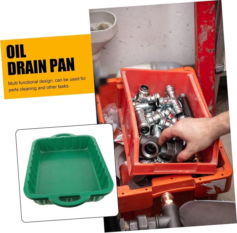 BESTYASH حوض تصريف الزيت المضاد للتسرب، جامع نفايات الزيت الواسع لصيانة السيارات - Image 3