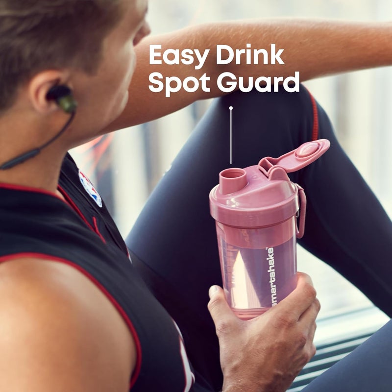 SmartShake O2GO One Shaker Bottle Navy Blue 800ML - Image 5