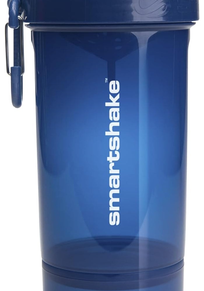 SmartShake O2GO One Shaker Bottle Navy Blue 800ML - Image 1