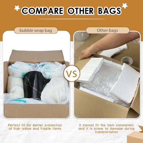 Thrseely Foam Bag For Shipping, 6PCS 18"x23" Expanding Foam for shipping Instant Pack Quick Expanding Foam Packaging Bags, Packing, Mailing and Shipping Solutions - Image 3