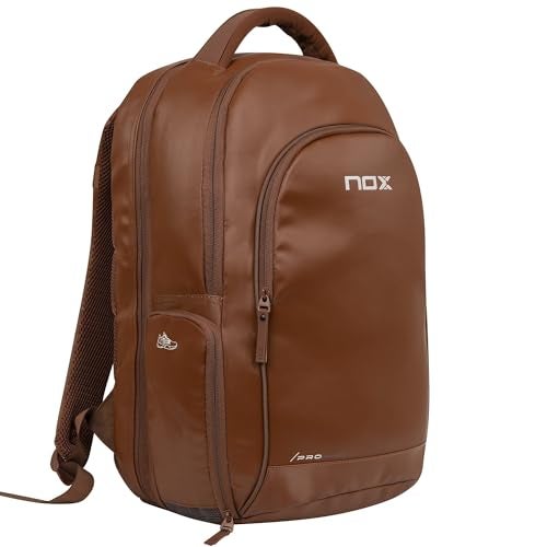 NOX Padel Backpack PRO SERIES 28L Capacity Padded Racket Laptop Protection Ventilated Footwear Pocket Padded Straps - Image 3