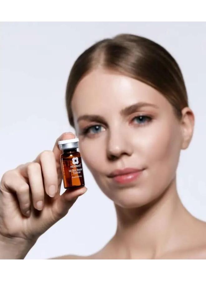 MESOBASE Mesotherapy Skin-Booster Cocktail from Mesobase To tighten, freshen and moisturize the skin as it contains Halloranic Lion 10mm flask for outdoor use Session every week for 2 or 3 weeks - Image 2