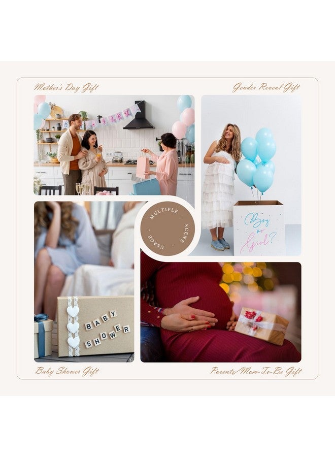 HAMUIERS Ultrasound Picture Frame - Triple Sonogram Frame for Mom to Be | Pregnancy Photo Album Decor | Baby Nursery Essentials & Gender Reveal Gifts | First Trimester Keepsake & Pregnancy Must Haves - Black2 - Image 5