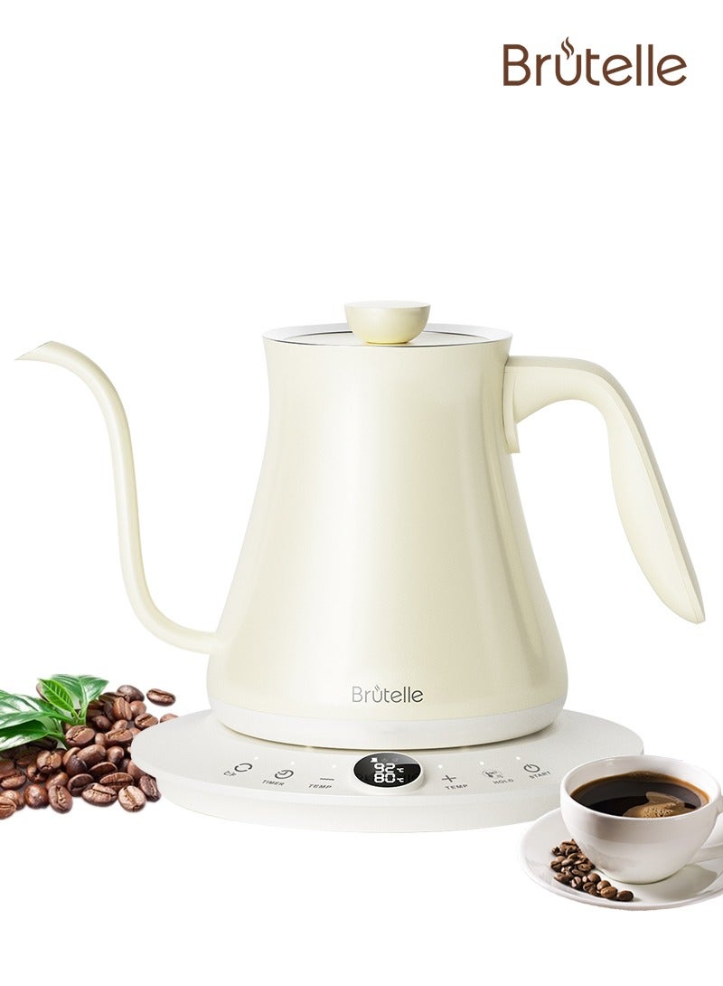 بريتيل غلاية القهوة الكهربائية V60، غلاية ذات عنق طويل، 800 مل، 1200 واط، تسخين سريع، من الفولاذ المقاوم للصدأ 304 - Image 1