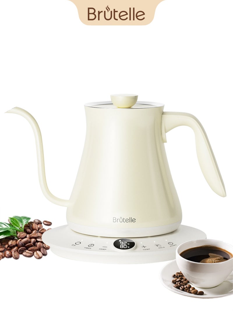 بريتيل غلاية القهوة الكهربائية V60، غلاية ذات عنق طويل، 800 مل، 1200 واط، تسخين سريع، من الفولاذ المقاوم للصدأ 304 - Image 1