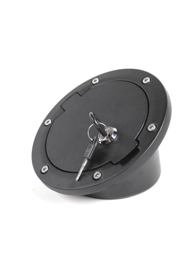 Generic Aluminum Alloy ABS Gas Fuel Oil Tank Cap Cover for Jeep Wrangler TJ 1997-2006  - Image 1
