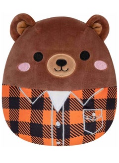 Squishmallows Squishmallows Omar The Brown Bear Plush - 7.5 Inches  - Image 1
