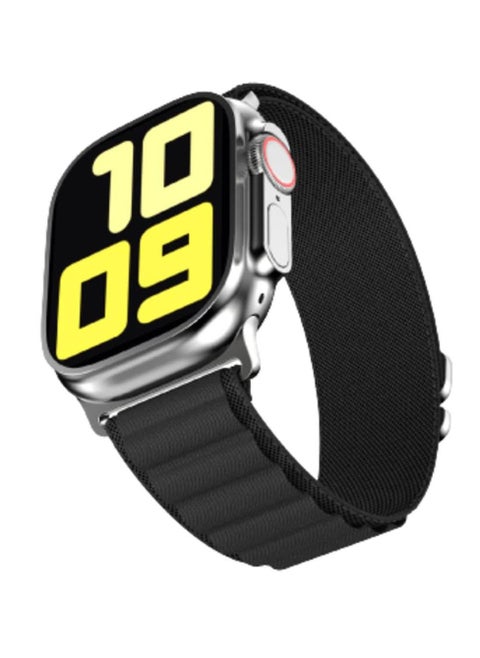 Ultra Band Alpine Loop for Apple Watch Ultra 49mm 45mm 44mm 42mm - Black | Rugged Nylon Sport Loop with Titanium G-Hook | Compatible with Apple Watch Ultra2/SE/Series 9-1