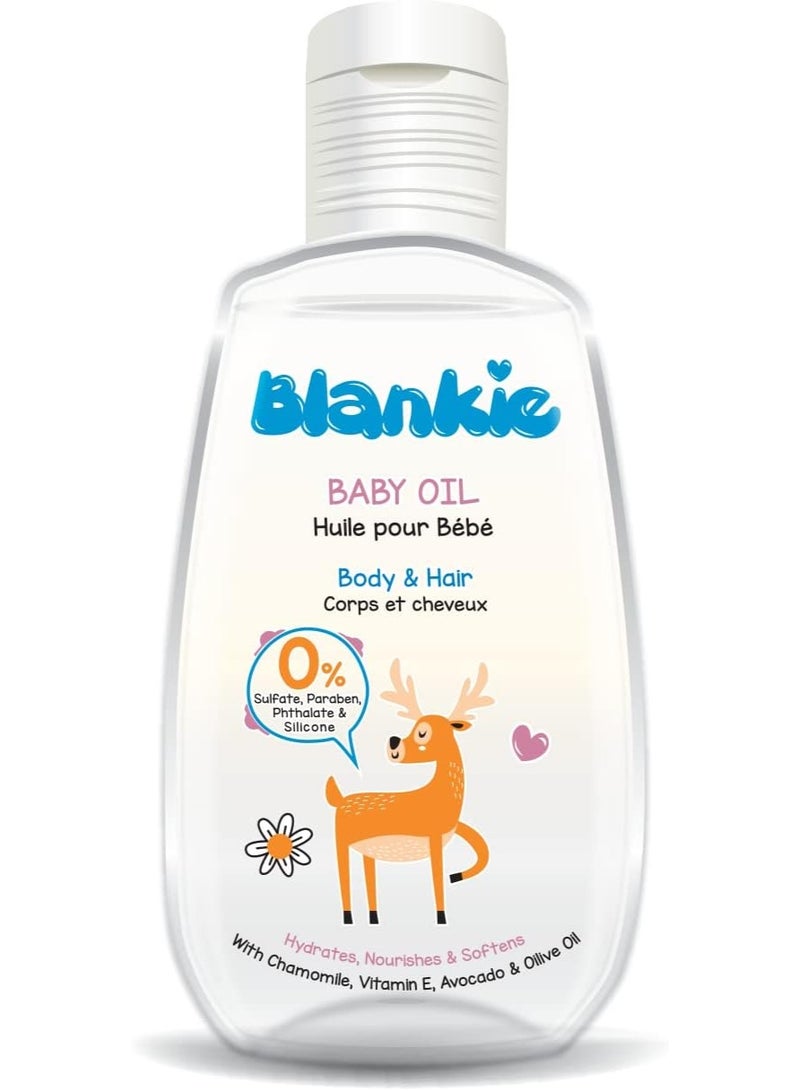 بلانكي زيت الأطفال 2 في 1 للشعر والجسم - 100 مل - Image 1